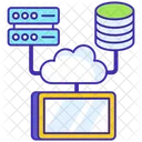 Plataforma En La Nube Computacion En La Nube Servicios En La Nube Icon