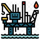 Los Edificios La Industria El Gas Icono