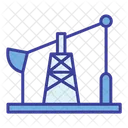 Plataforma Petrolera Bomba De Aceite Combustible Icono