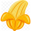 Platano Vector Organico Icono