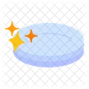 Plate Clean Sparkle Icon