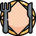 Plate Fork Knife Icon