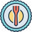 Plate Dish Spoon Icon