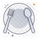 Plate And Cutlery  Icon