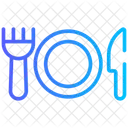 Plate And Cutlery Icon