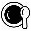 Plate and spoon  Icon