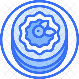 Plate Cake  Icon