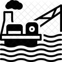 Appareil De Forage Plate Forme Exploration Icône