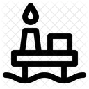 Plate Forme Petroliere Pumpjack Icône