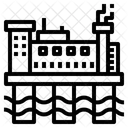 Plate-forme pétrolière  Icône