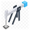 Plate Forme Petroliere Foreuse Extraction De Petrole Icône