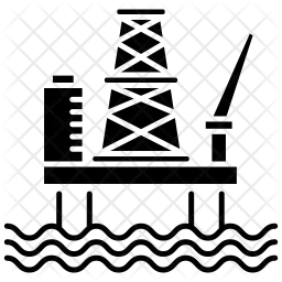 Plate-forme pétrolière  Icône
