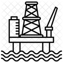 Plate-forme pétrolière  Icône