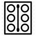 Plate Makeup Kit Cosmetics Icon