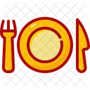 Plate Dinner Dish Icon