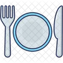 Plate Spoon Spoon Plate Icon