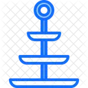 Plate Stand Dinnerware Stand Crocks Stand Icon