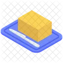 Plate With Butter Butter Dairy Product Icon