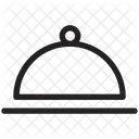 Plateau Portion Alimentaire Icône