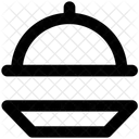Plateau Portion Alimentaire Icône