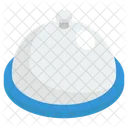 Serveur De Plateau Cloche Cloche Alimentaire Icône