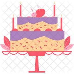 Plated Cake  Icon