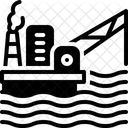 Plate Forme Petroliere Offshore Developpement Icône