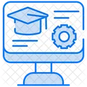 Plateformes Educatives Technologies Educatives Education En Ligne Icône