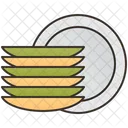 Plates Dishes Dinnerware Icon
