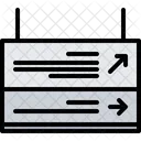 Platform Direction Board  Icon