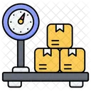 Logistic Industrial Weighing Icon