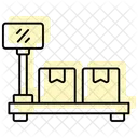 Platform Scale Color Shadow Thinline Icon Icône