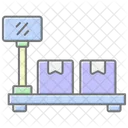 Platform Scale Lineal Color Icon Icône