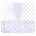 Platin Edelmetall Edelstein Symbol