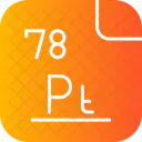 Platino Tabla Periodica Quimica Icono