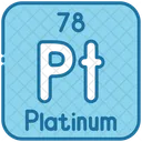 Platino Quimica Tabla Periodica Icono