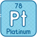 Platinum Chemistry Periodic Table Icon