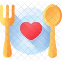 Plato Comida Indio Icono