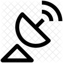 Antena Parabolica Emision Satelite Icono