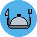 Plato Pollo Cocina Icon