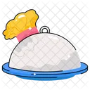 Fresco Placa Cocina Icono