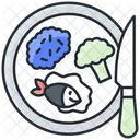 Plato de comida  Icono