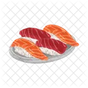 Plato De Sushi Sushi Japones Icono