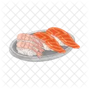 Plato De Sushi Sushi Japones Icono