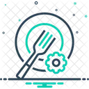 Platteneinstellung Platte Einstellung Symbol