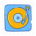 Plattenspieler DJ Vinyl Symbol
