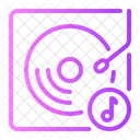 Plattenspieler Vinyl LP Symbol