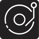 Plattenspieler Grammophon Vinyl Symbol