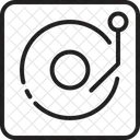 Plattenspieler Grammophon Vinyl Symbol