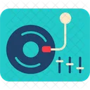 Plattenspieler Audio DJ Icon